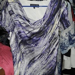 Capped sleeve blouse. Jones New York.